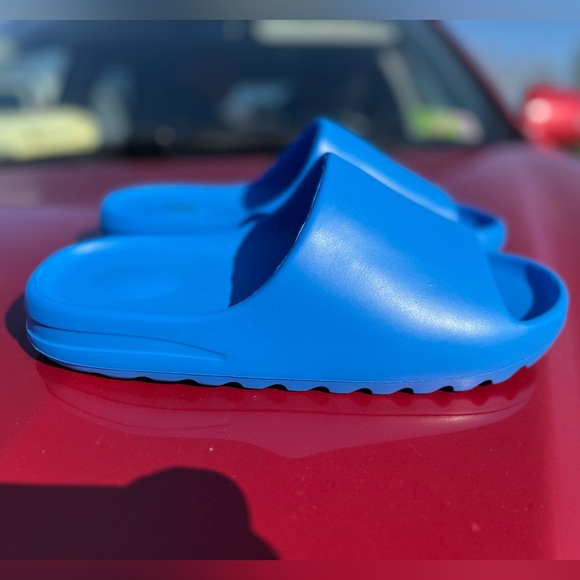 Blue EVA Algae Foam Slide Yeezy Type HI Res Blue size 12 Mens - Picture 10 of 11